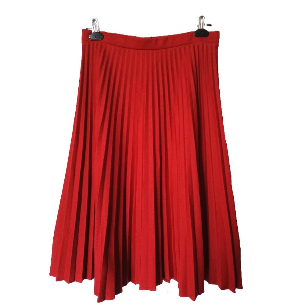 Vintage D'Allaird's Women Skirt, size 10, colour bright Red